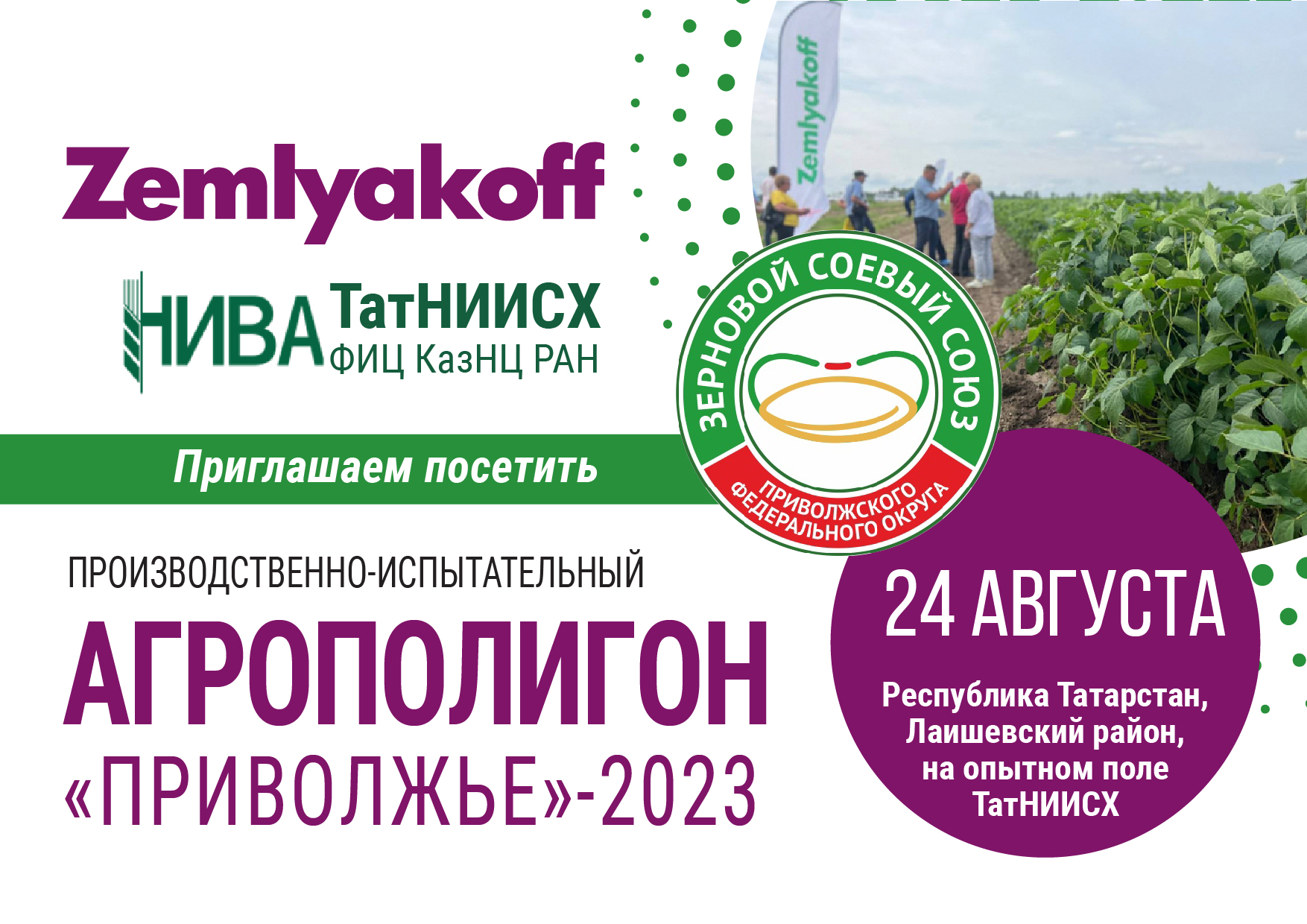 День поля на Агрополигоне в Татарстане